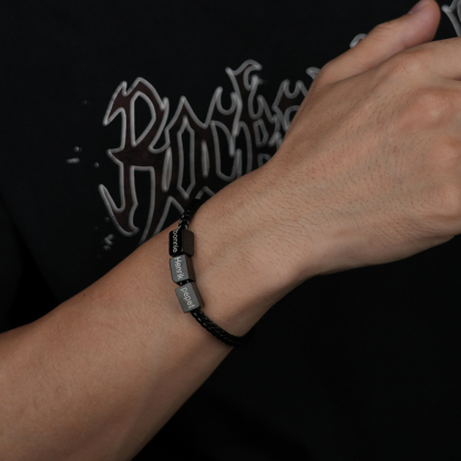 Personalized Name Bead Bracelet