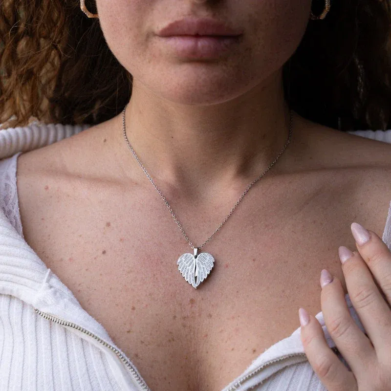 Custom My Angel Necklace with Engraving