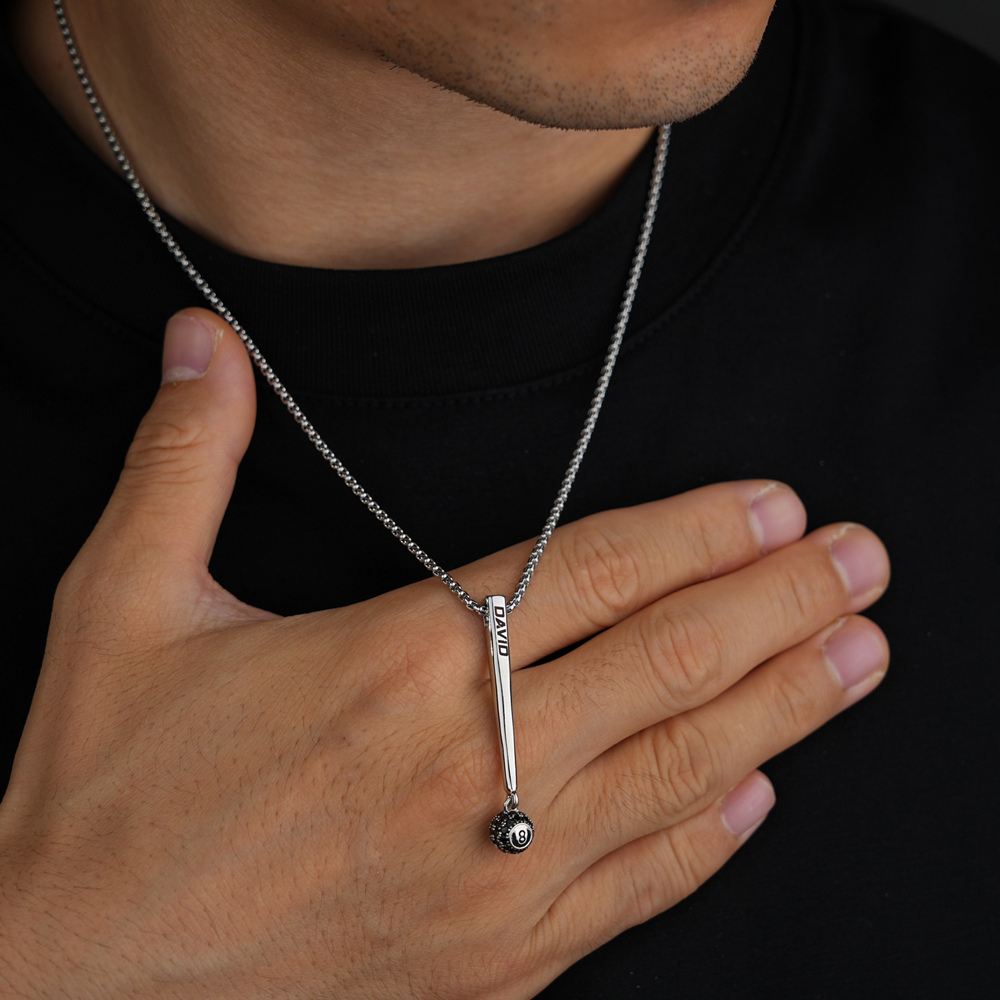 Customized Name Snooker Necklace