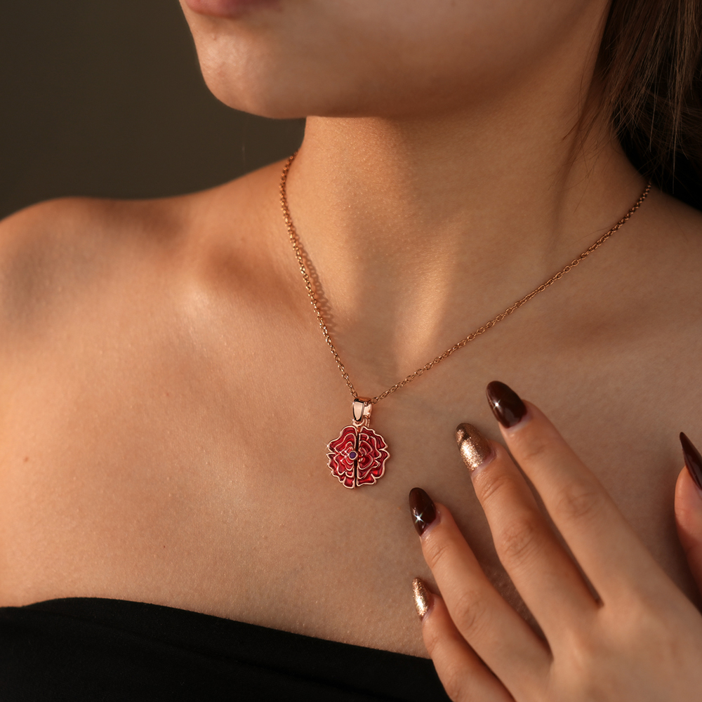 Valentine's Day Gifts🌸 Personalized Blooming Flower Name Necklace