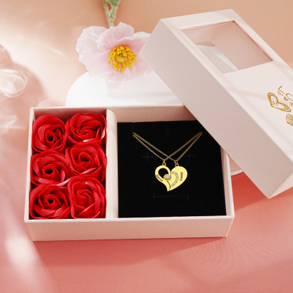 Valentine's Day Gift - Personalized Asymmetric Love Necklace