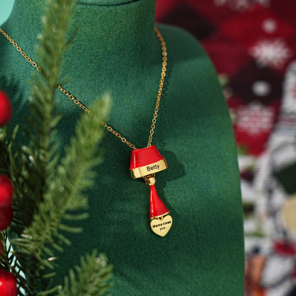 🎅 Secret in the Christmas Hat Necklace
