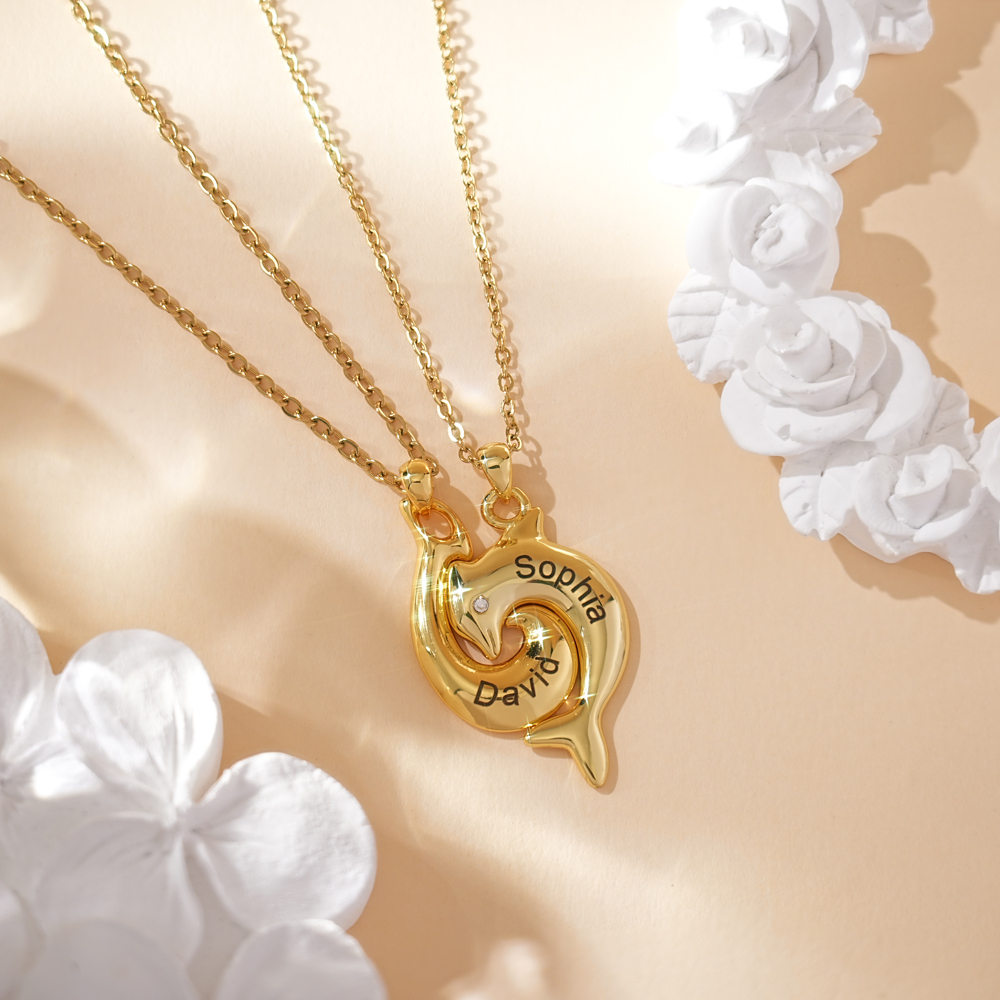 Valentine's Day Gifts🎁 Fish & Hook Couple Necklace