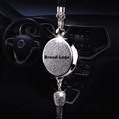 Car Perfume Pendant High-end Car Rearview Mirror Diamond Pendant