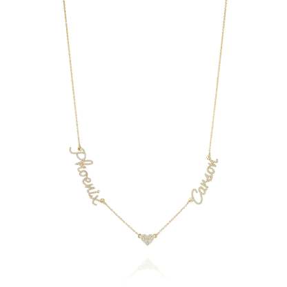 Christmas Gift🎁 Personalized Diamond Heart Name Necklace