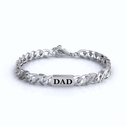 Custom Fashion Name Chain Bracelet For Christmas Gift🎁
