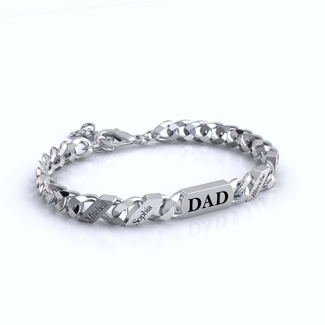 Custom Fashion Name Chain Bracelet For Christmas Gift🎁