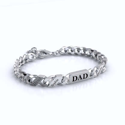 Custom Fashion Name Chain Bracelet For Christmas Gift🎁