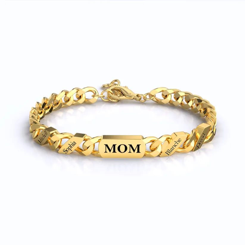 Custom Fashion Name Chain Bracelet