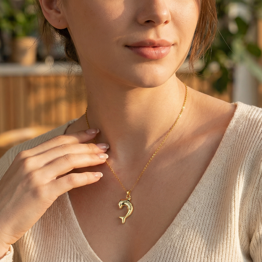 Valentine's Day Gifts🎁 Fish & Hook Couple Necklace