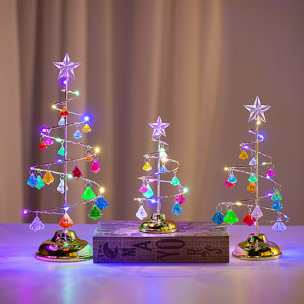 LED Light Crystal Christmas Tree