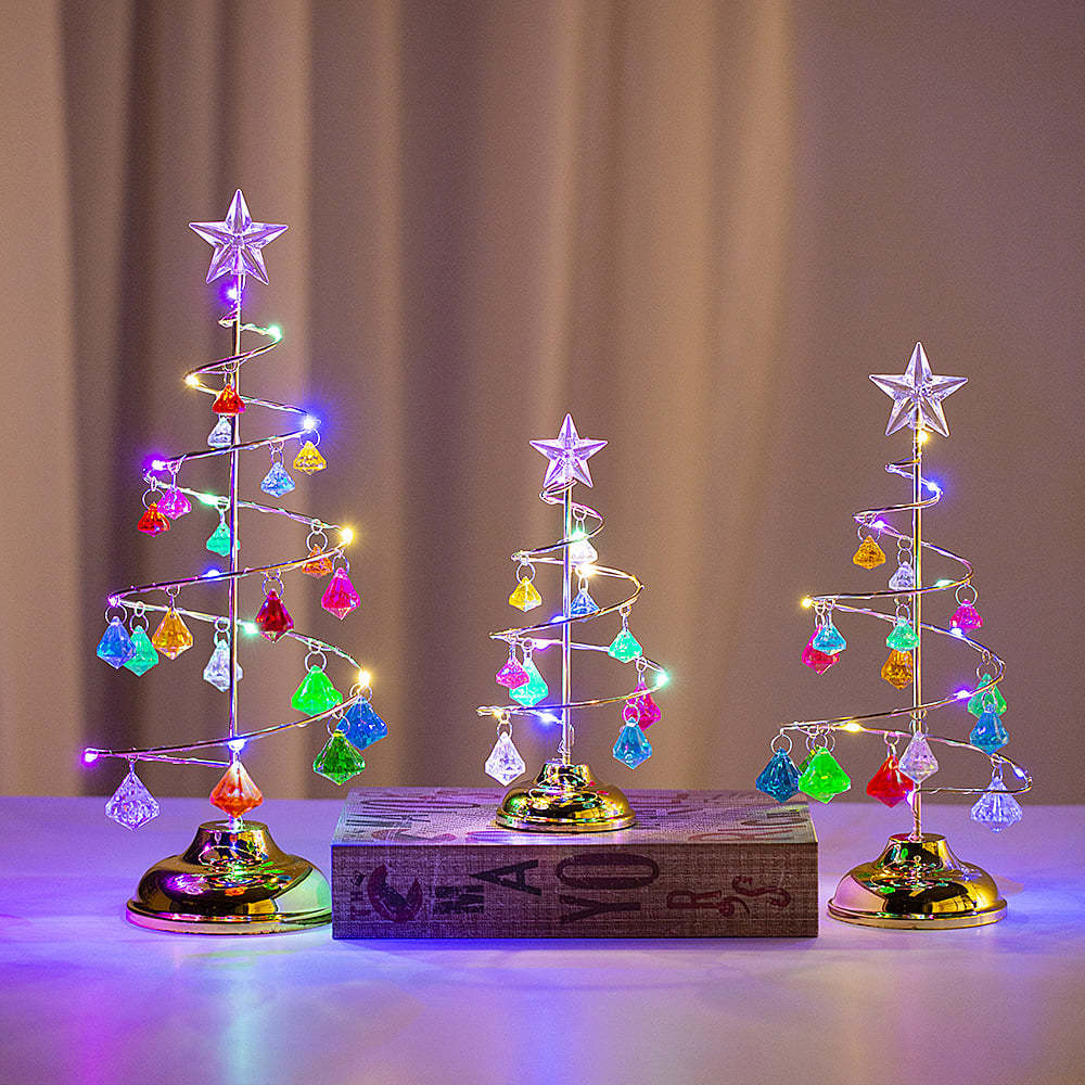 LED Light Crystal Christmas Tree