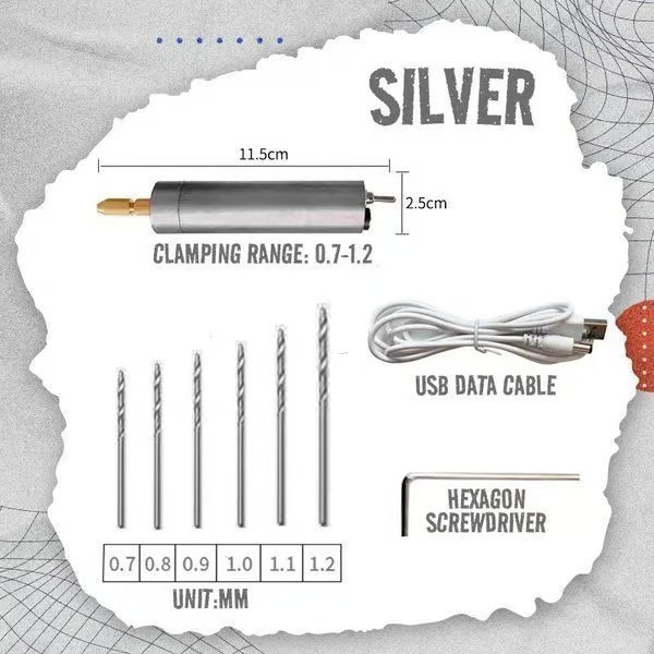 🔥 Last Day 49% OFF 🔥 Handy Drilling Electric Tool (6 drill bits) ✨