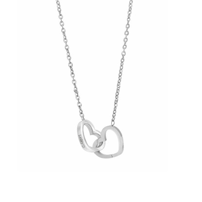 Personalized Double Heart 💕 Necklace