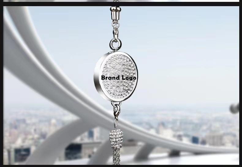 Car Perfume Pendant High-end Car Rearview Mirror Diamond Pendant