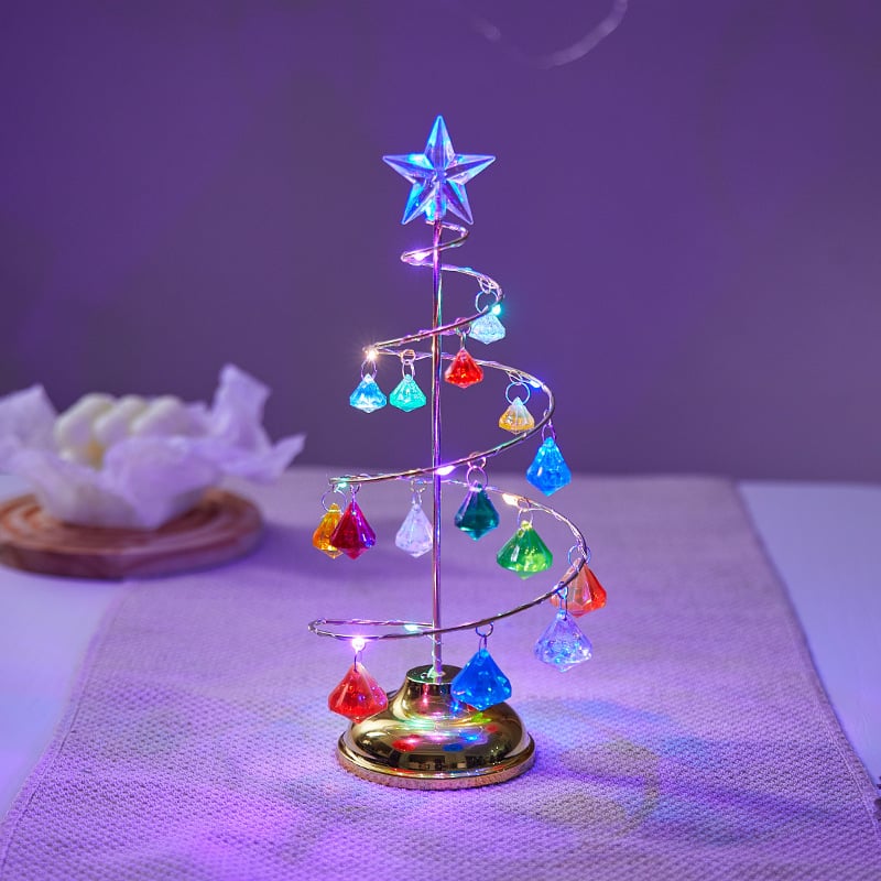 LED Light Crystal Christmas Tree