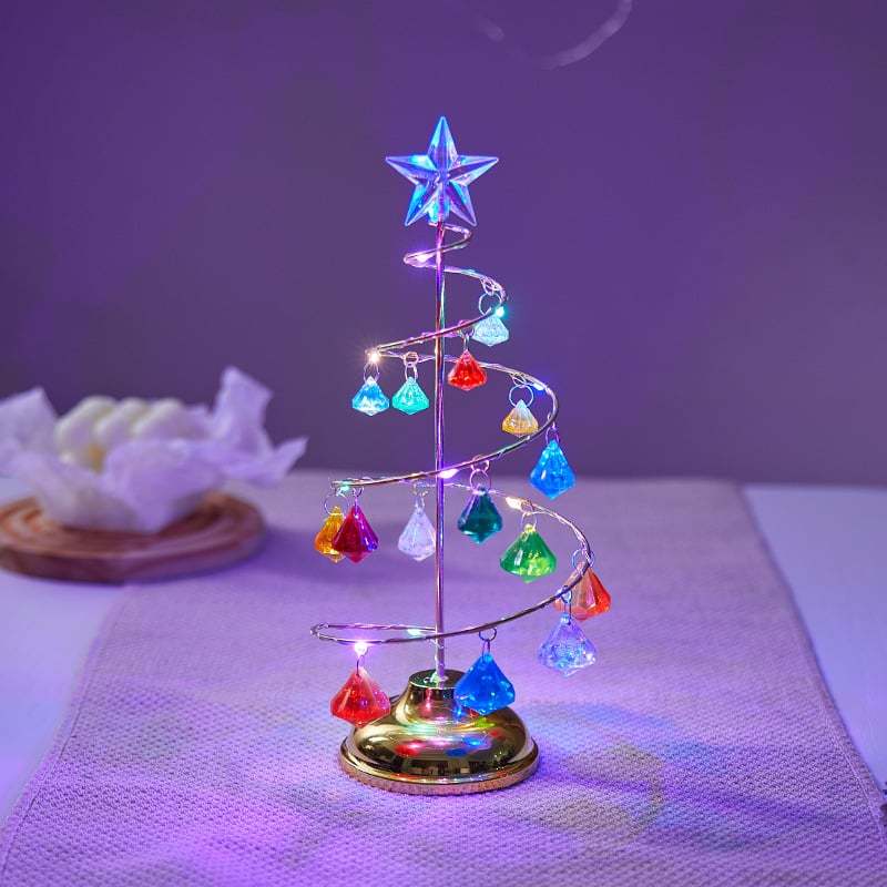 LED Light Crystal Christmas Tree