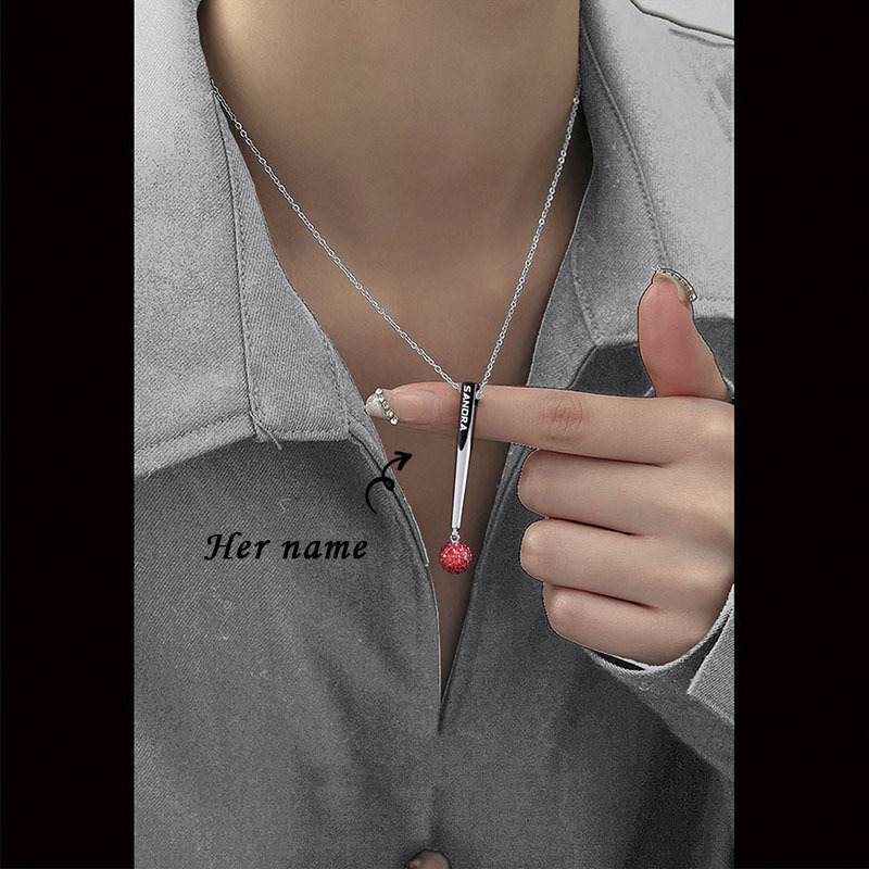 Customized Name Snooker Necklace