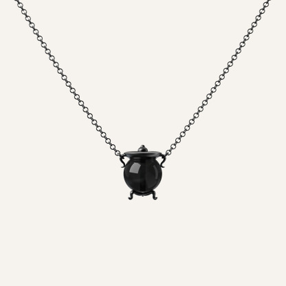 Cauldron Alchemy Crystal Necklace (customize your own crystal beads)