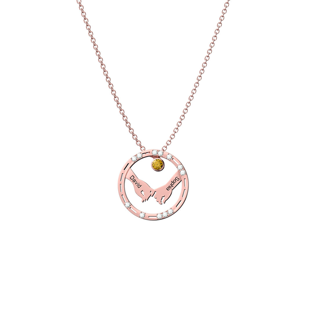 Morse Code “I Love You” Couple Necklace