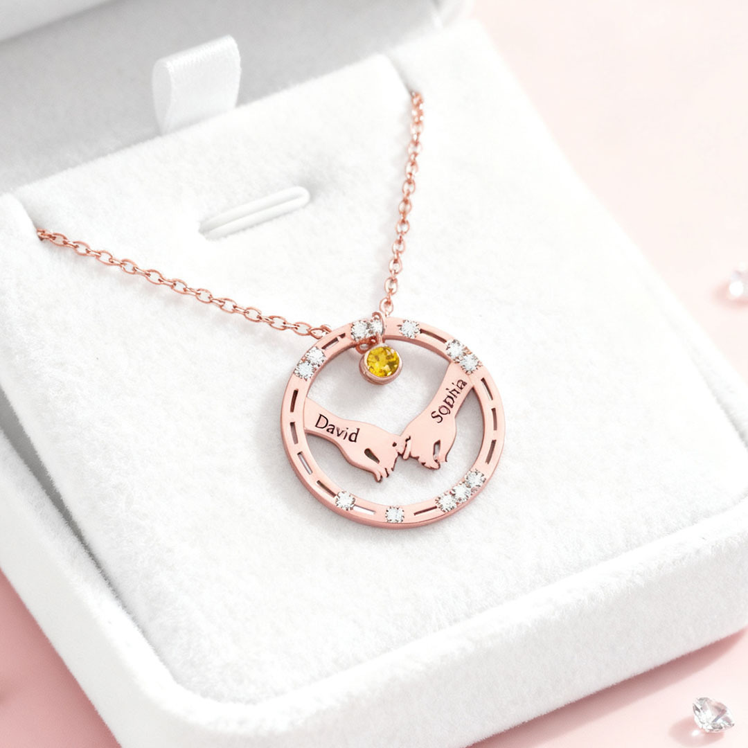 Morse Code “I Love You” Couple Necklace