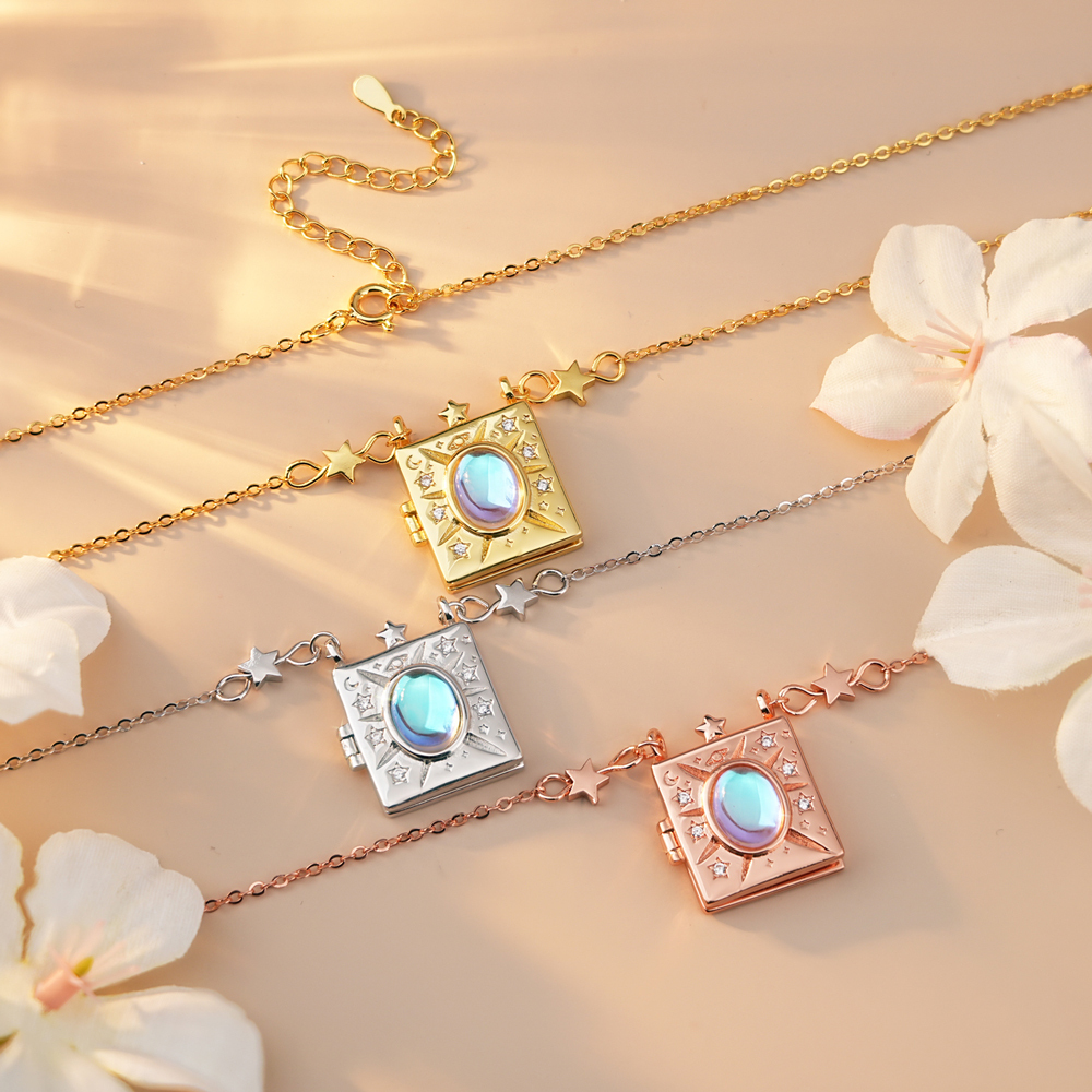 ✨ Diamond Photo Locket Necklace