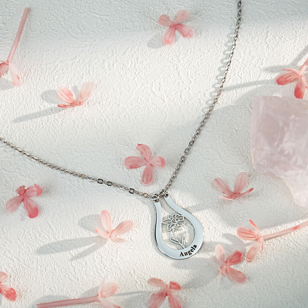 Bespoke Customization - 🌼Unique Birth Flower Necklace🌼