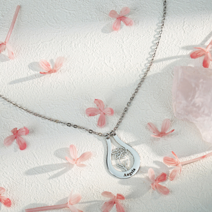 Bespoke Customization - 🌼Unique Birth Flower Necklace🌼
