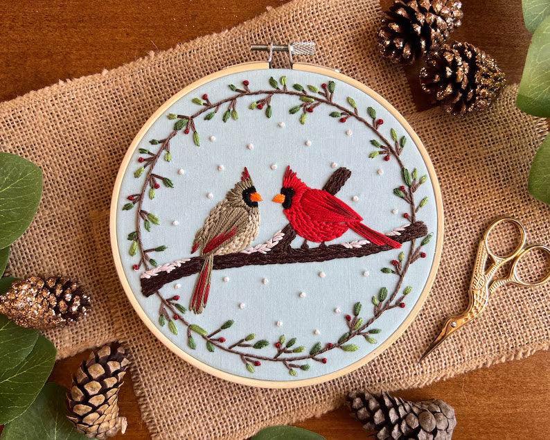 Woodland Animals Christmas Ornaments Embroidery Kit - 2025 New Products