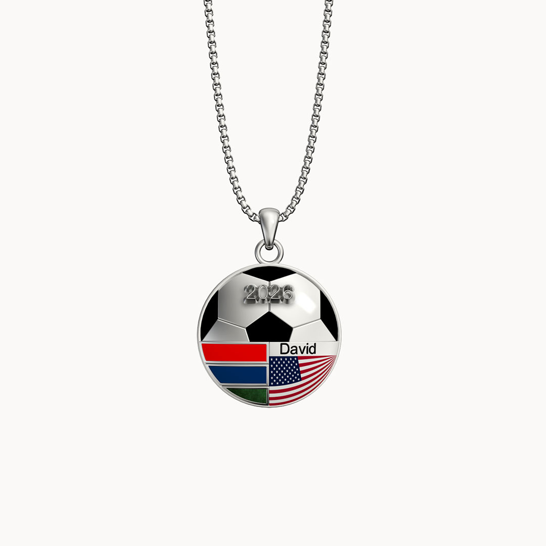 2026 World Cup Personalized Soccer Jewelry