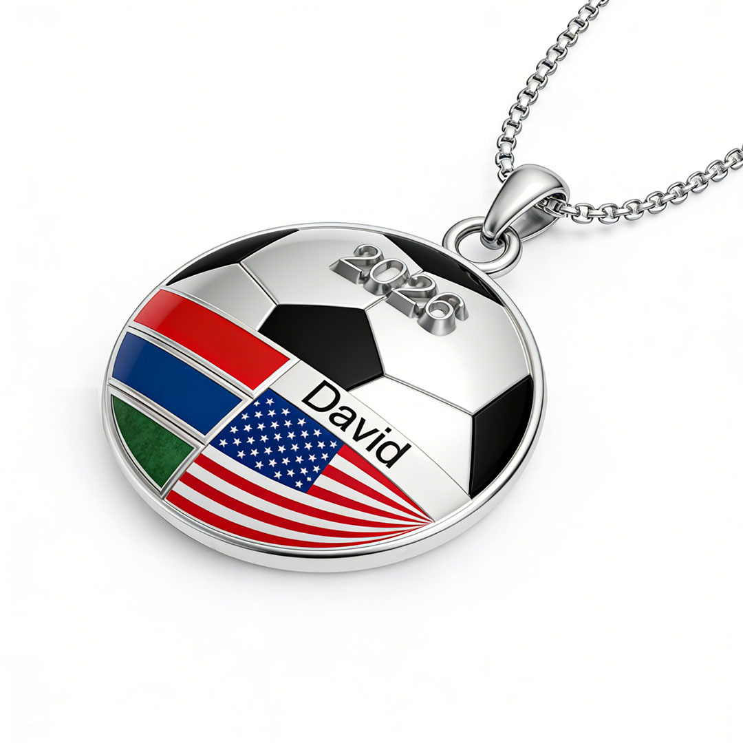 2026 World Cup Personalized Soccer Jewelry