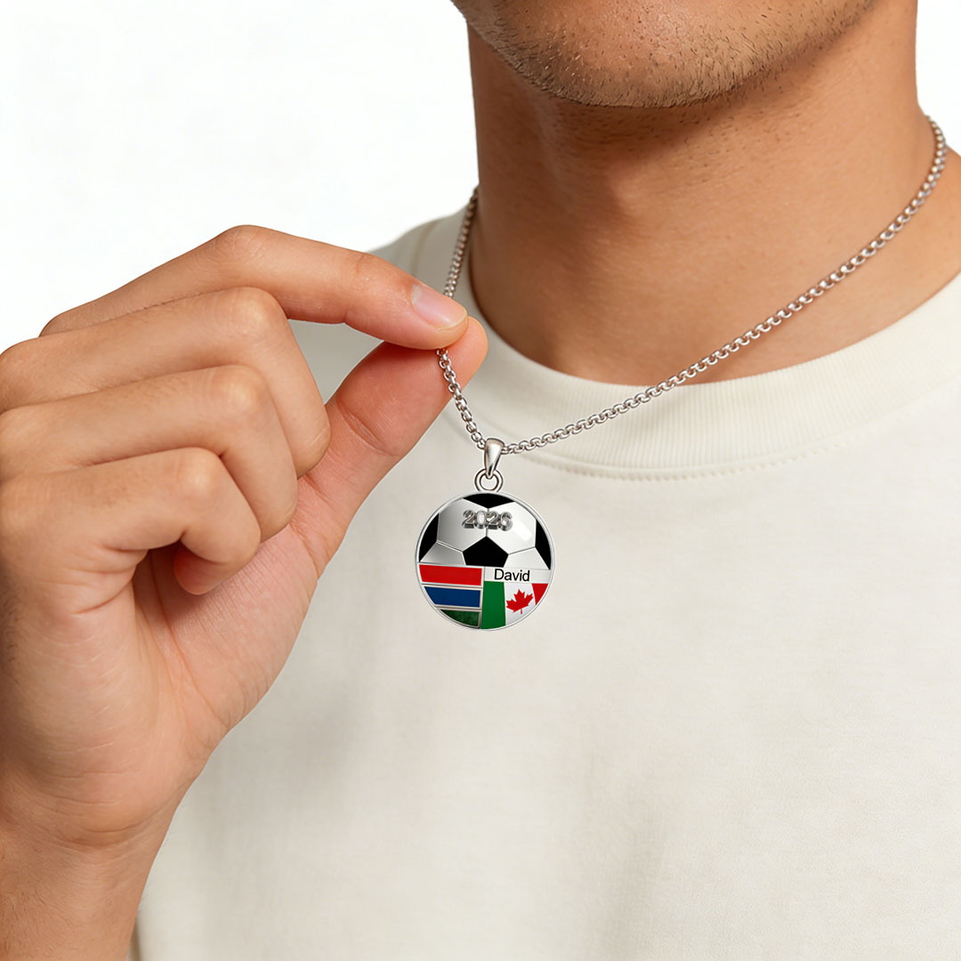 2026 World Cup Personalized Soccer Jewelry
