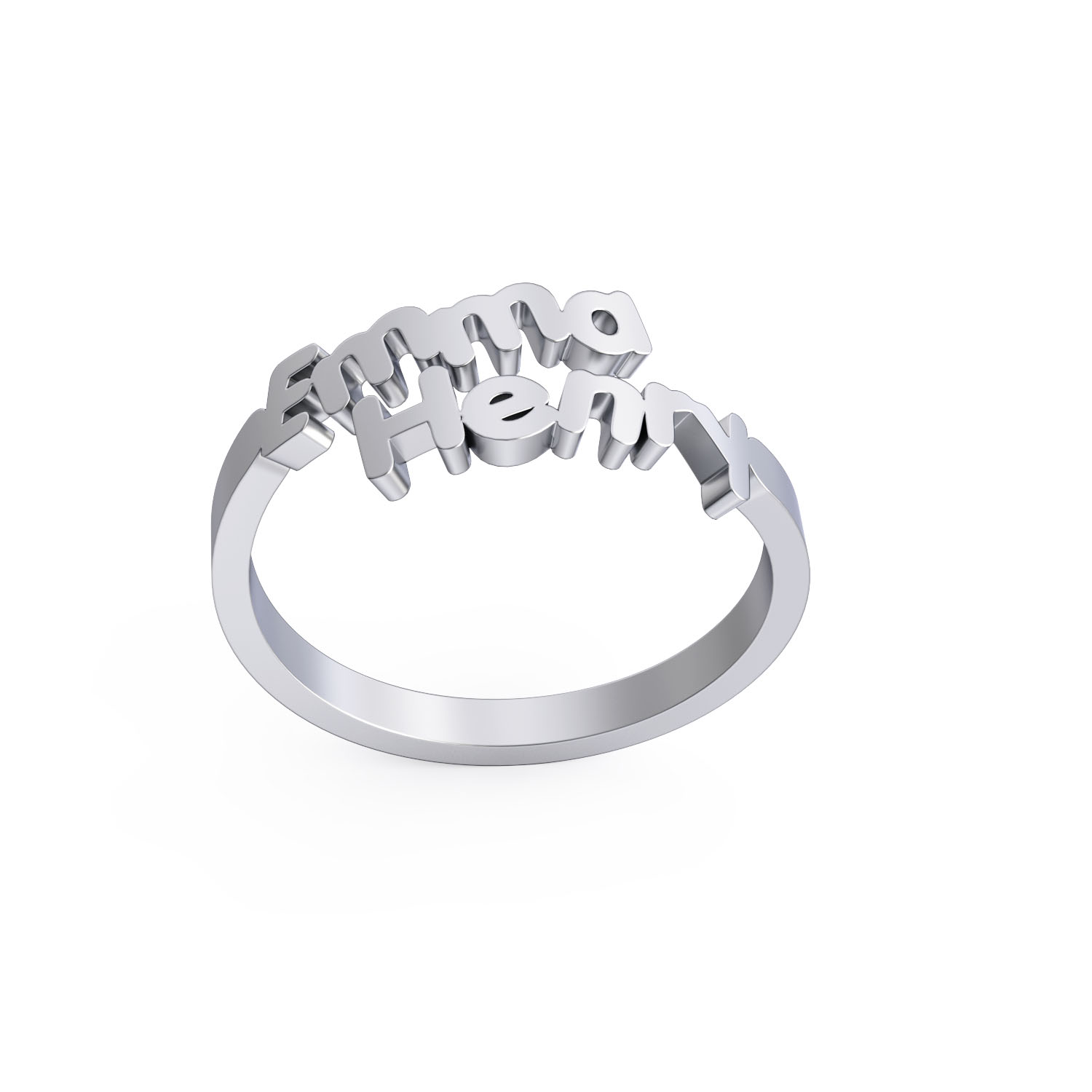 Personalized Family Names Ring