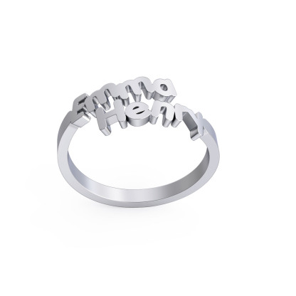 Personalized Family Names Ring