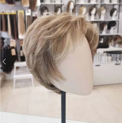 HOT SALE🔥 45% OFF|SHORT NATURAL  HAIR TOPPERS With Bangs