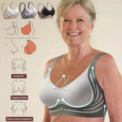 🔥Last Day Buy 1 Get 3 Packs🎁Super gather bra | Wireless Push-up Bra👍No more sagging breasts