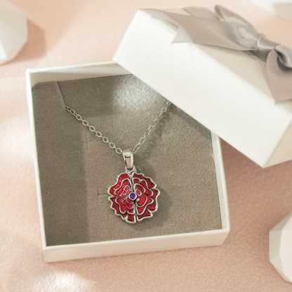 Valentine's Day Gifts🌸 Personalized Blooming Flower Name Necklace