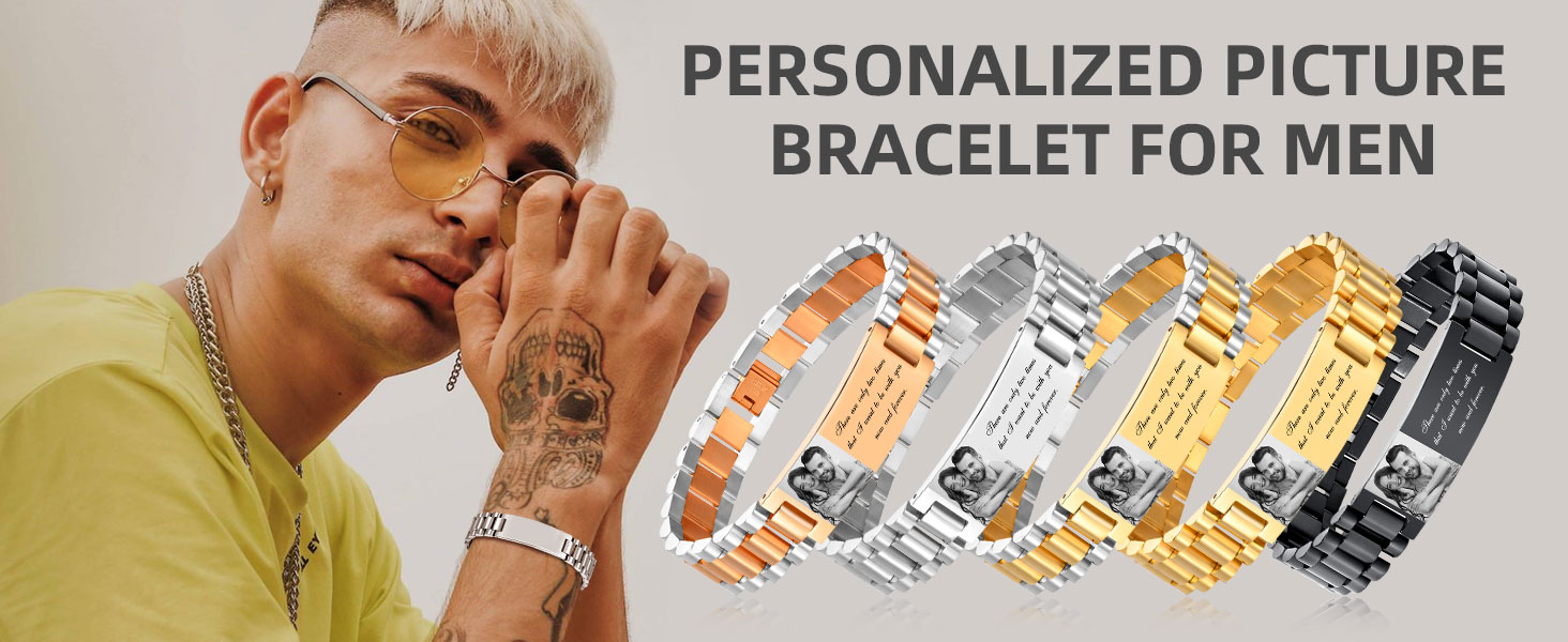 Custom photo bracelet