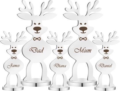 Personalized Reindeer Place Card Holder