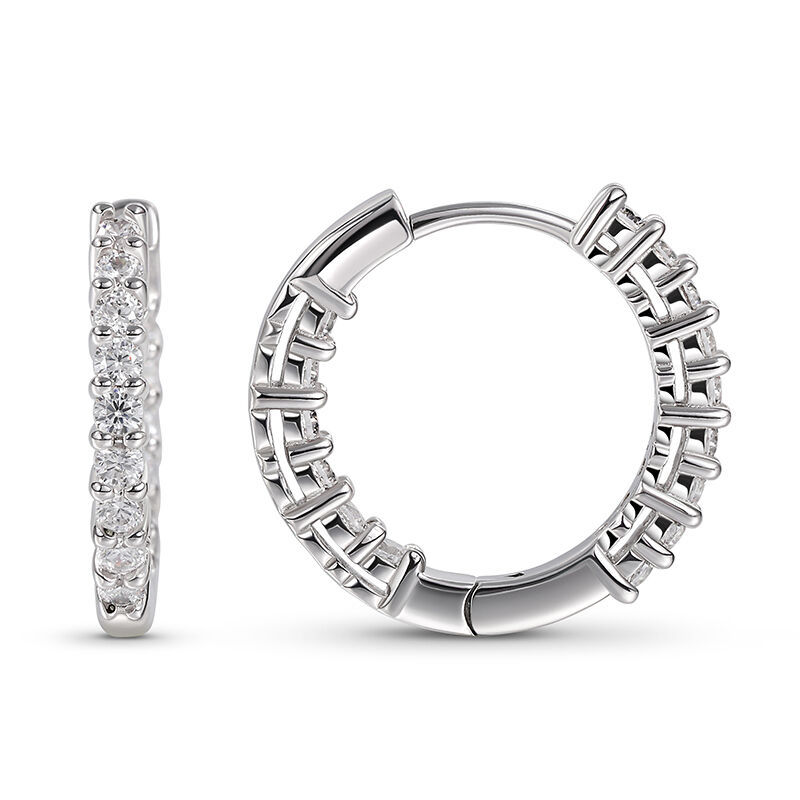 Classic Sterling Silver Hoop Earrings