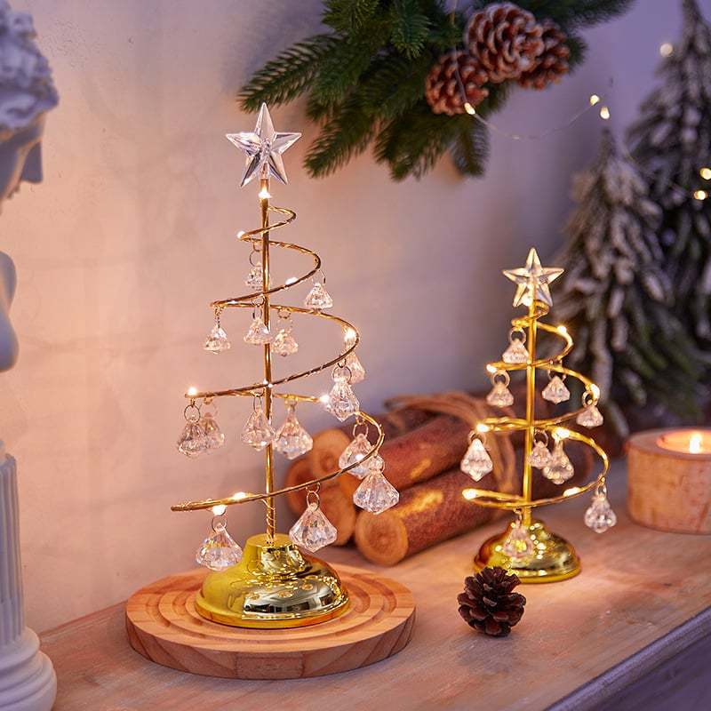 LED Light Crystal Christmas Tree
