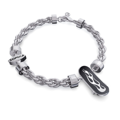 ✨Twist Chain "My Interests" Custom Bracelet