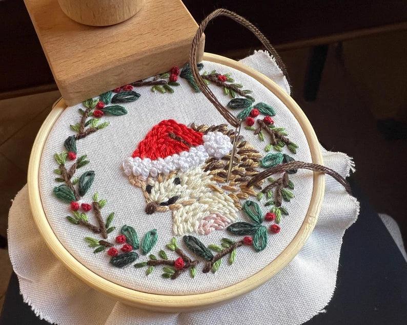 Woodland Animals Christmas Ornaments Embroidery Kit - 2025 New Products