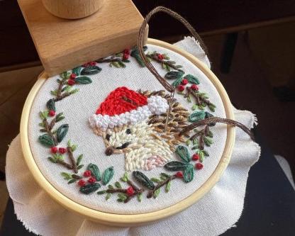 Woodland Animals Christmas Ornaments Embroidery Kit - 2025 New Products