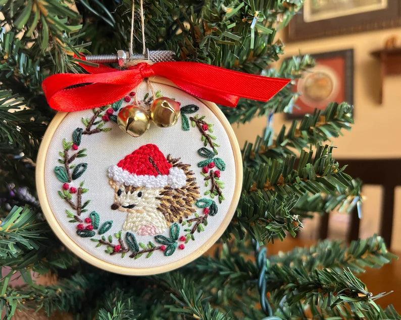 Woodland Animals Christmas Ornaments Embroidery Kit - 2025 New Products