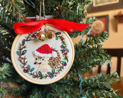 Woodland Animals Christmas Ornaments Embroidery Kit - 2025 New Products