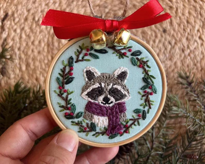 Woodland Animals Christmas Ornaments Embroidery Kit - 2025 New Products