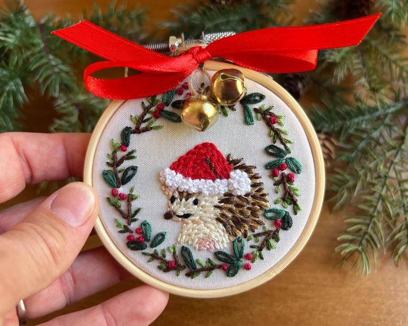 Woodland Animals Christmas Ornaments Embroidery Kit - 2025 New Products