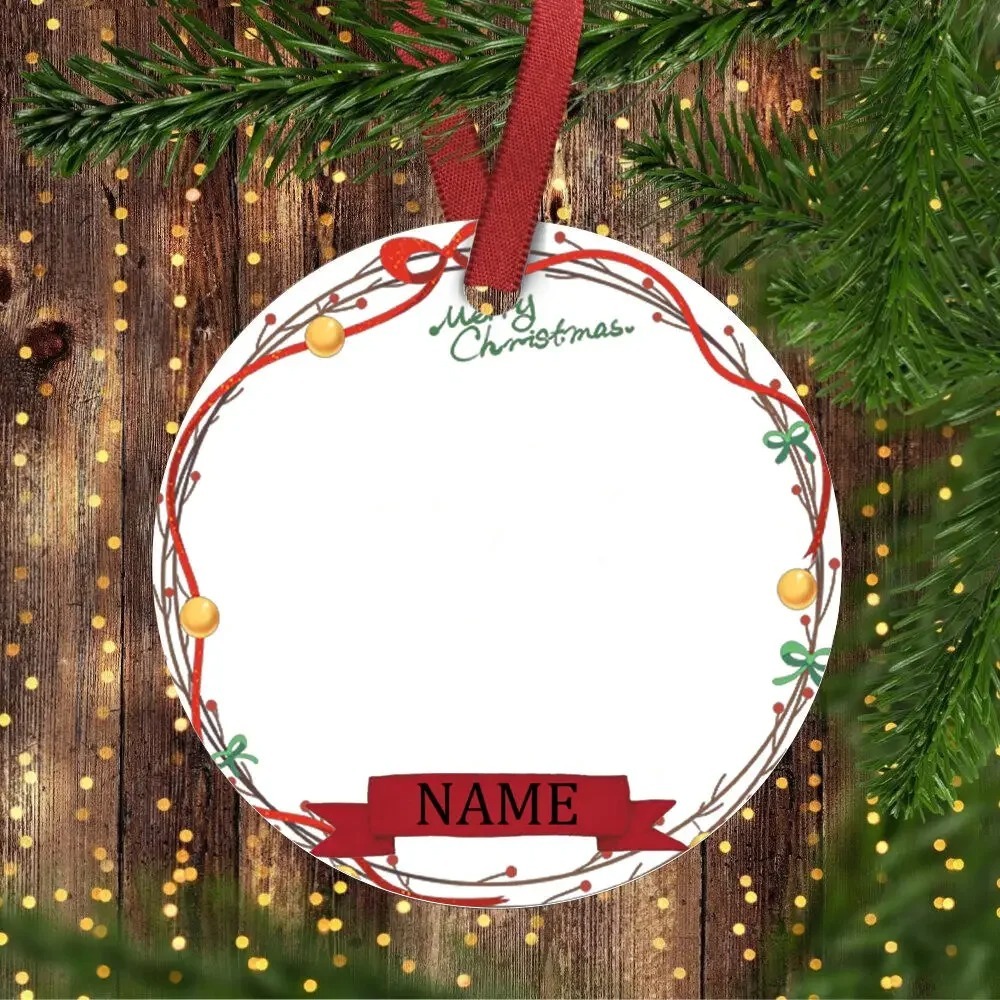 Personalized Baby Photo Christmas Ornament