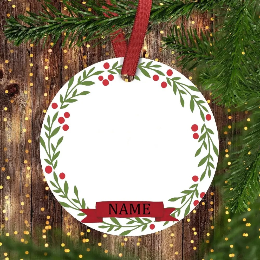 Personalized Baby Photo Christmas Ornament